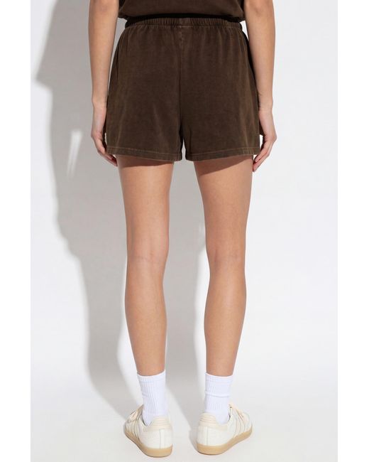 The Upside Brown Drawstring Shorts