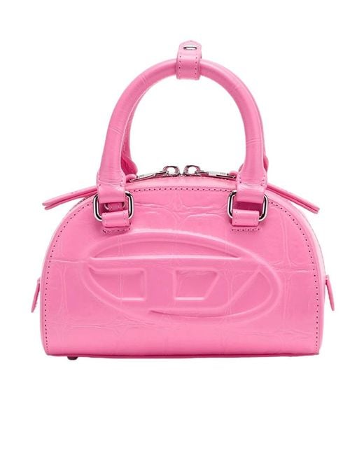 DIESEL Pink 1Dr Dome Cross Body Bag