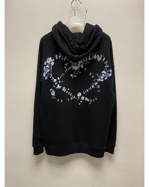 Givenchy Black Printed Hooded Sweater for men