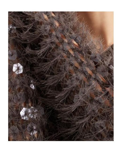 Brunello Cucinelli Brown Brushed Sweater
