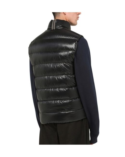 Canada Goose Black Logo Down Vest for men