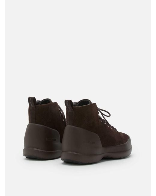Moon Boot Brown Lace-Up Hiking Boots for men