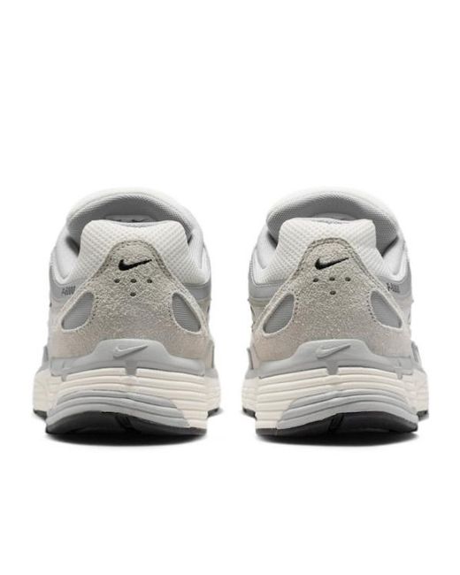 Nike White P 6000 Mesh Running Shoes for men