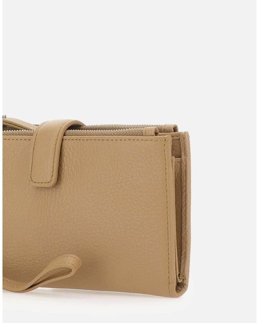 Gianni Chiarini Natural Dollaro Zip-Around Wallet