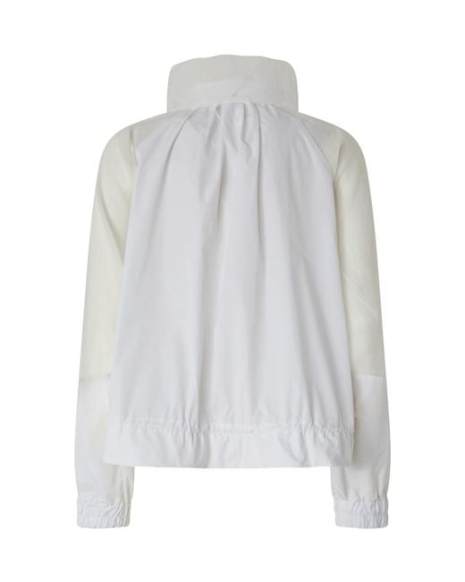 Pinko Gray Beth Transparent Panel Jacket