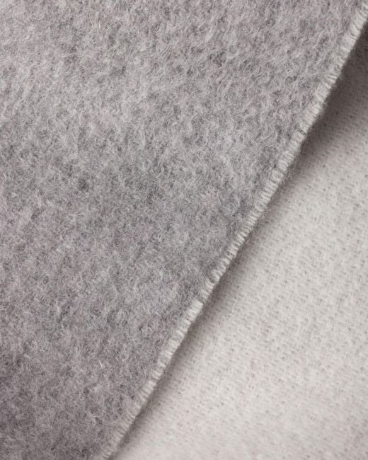 Prada Gray Cashmere Scarf