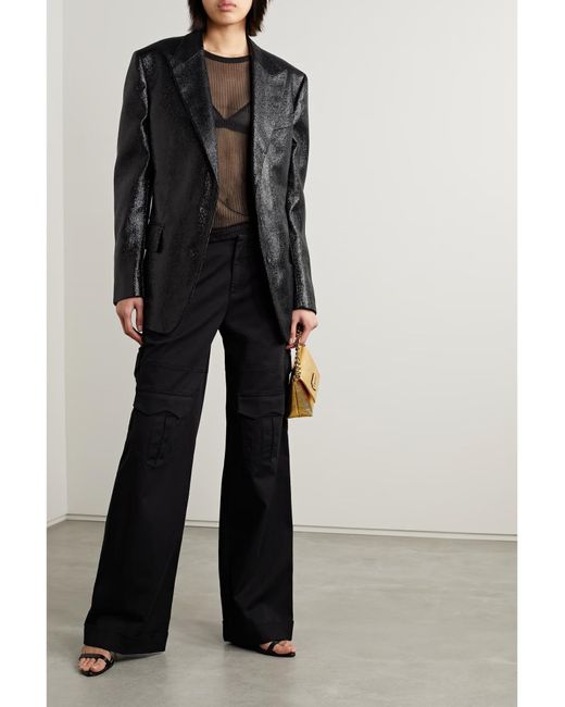 Tom Ford Black Single-Breasted Suit Jacket