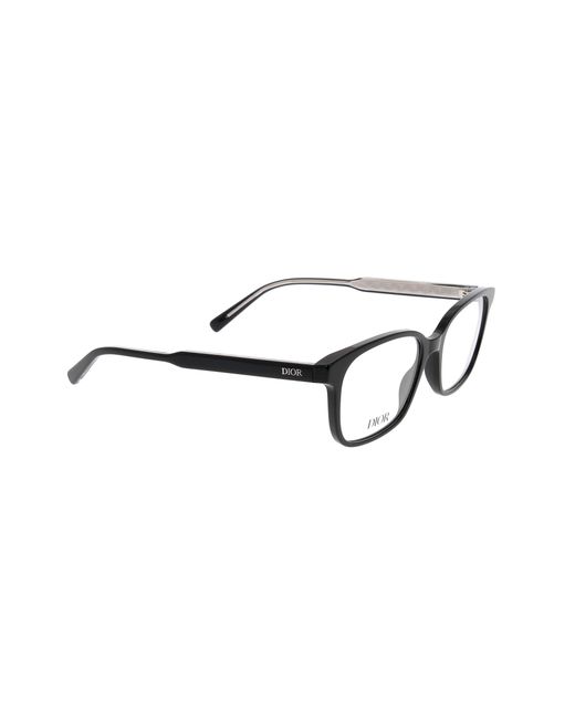 Dior White Eyewear Botanicao Rectangle Frame Glasses for men