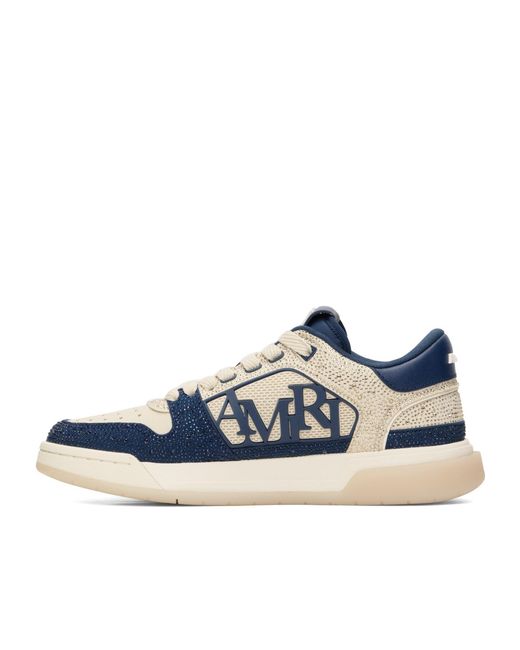Amiri Blue Lace-Up Low-Top Casual Sneakers for men