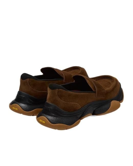 Camper Brown Karst 2 Suede Moccasins For
