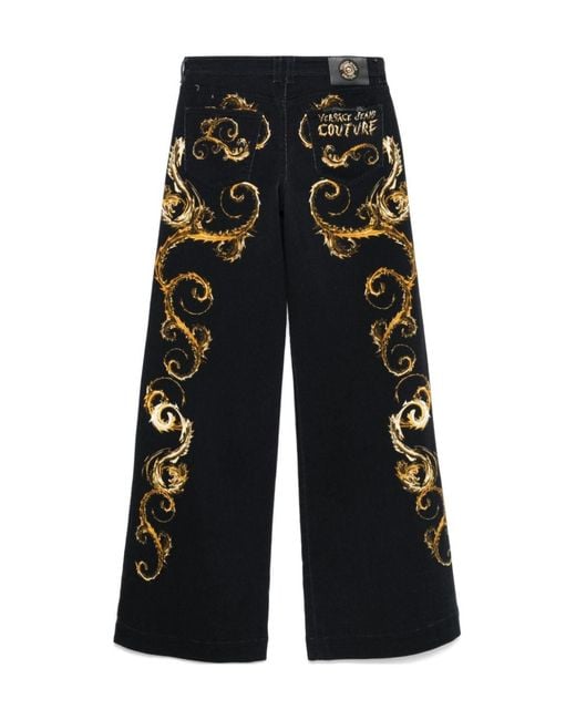Versace Jeans Black Belt-Loop Jeans