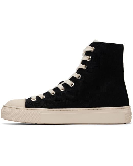 Vivienne Westwood Black Orb Embroidered High-Top Sneakers