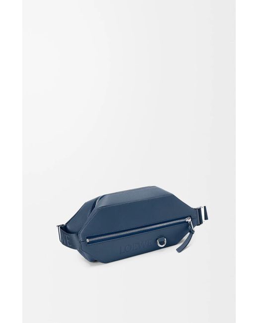 Loewe Blue Zippered Crossbody Bag for men
