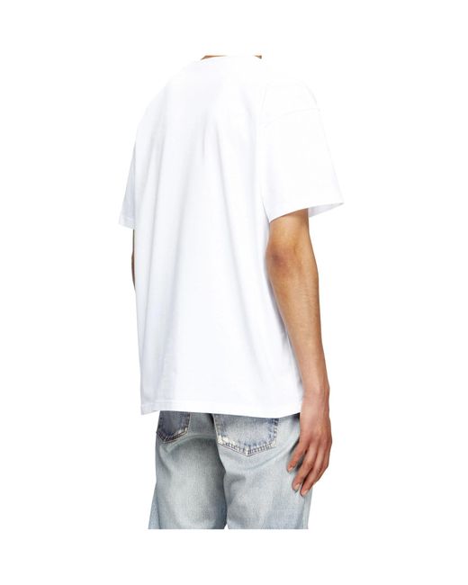DIESEL White X Tom Of Finland Foundation Pr-T-Norm-Tom25-1 T-Shirt for men