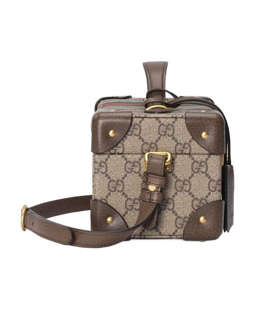 Gucci Brown Savoy Jewelry Case