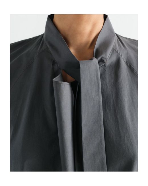 Lemaire Gray Ascot Blouse