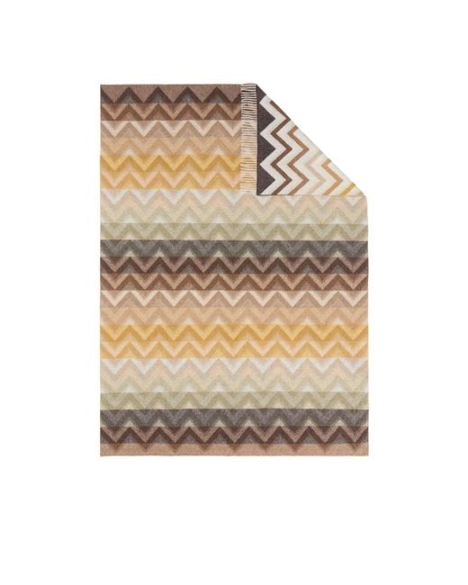 Missoni White Home Watamu Blanket for men