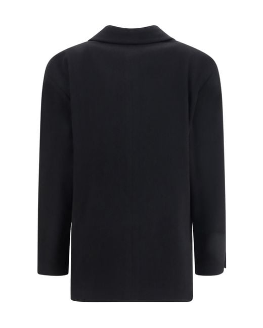 Lardini Black Single-Breasted Blazer