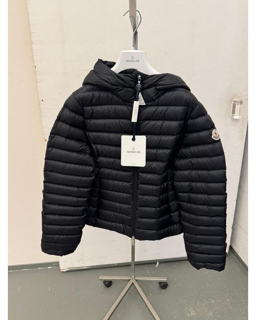 Moncler Black Ige Logo Patch Zip-Up Jacket