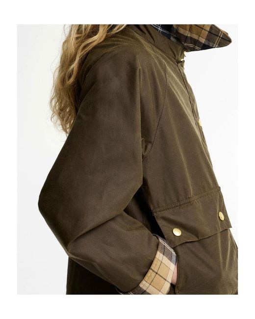 Barbour Blue Modern Spey Cropped Jacket