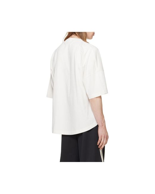 Palm Angels White Bear Printed Ovesize T-Shirt for men