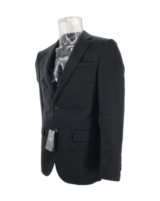 Boss Black Lapel Suit Coat for men