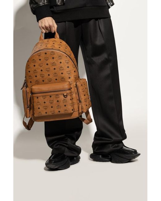MCM Brown Stark Backpack