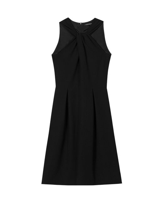 Luisa Cerano Black Knot Mini Dress