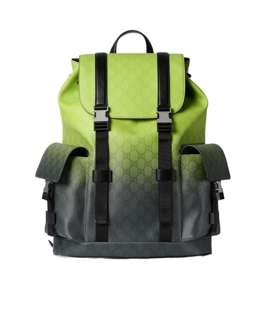 Gucci Chroma Large Backpack in Green for Men | Lyst