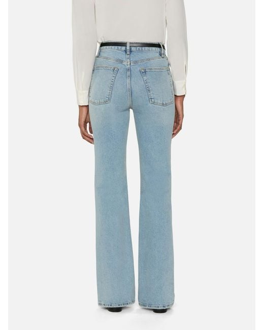FRAME Blue Belt Loop Jeans
