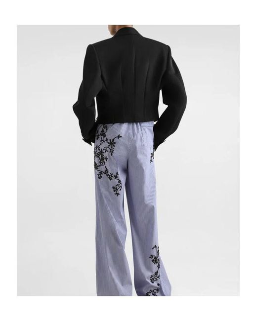 Dolce & Gabbana Black Sicilia Double-Breasted Blazer