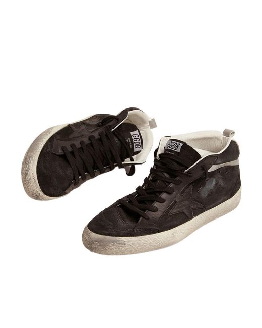 Golden Goose Deluxe Brand Brown Mid Star Sneakers for men