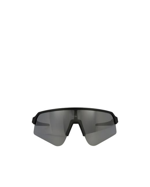 Oakley Gray Oversize Visor Sunglasses for men