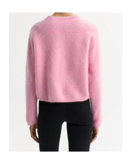 Soft Goat Pink Long-Sleeved Sweater