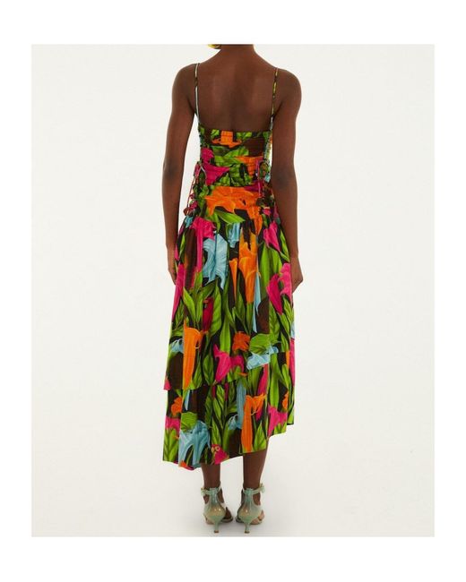 Farm Rio Multicolor Slip Dress