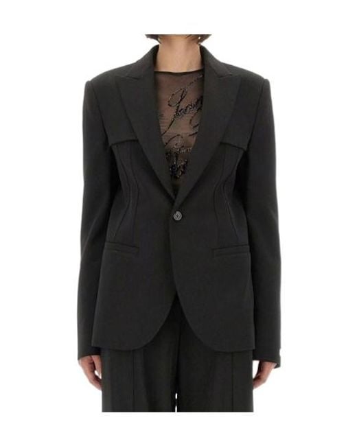 Jean Paul Gaultier Black Single-Breasted Tailored Jacket