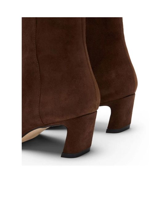 Stuart Weitzman Brown Stassi Zip Bootie 50