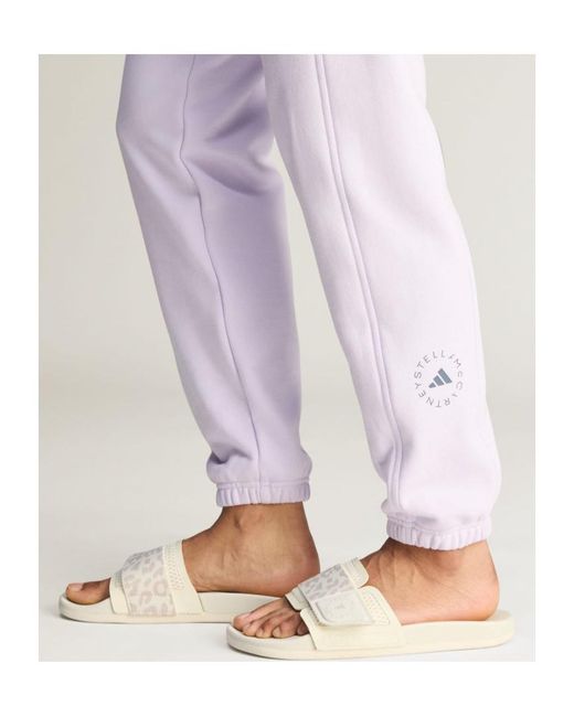 Adidas By Stella McCartney Purple Drawstring Track Pants