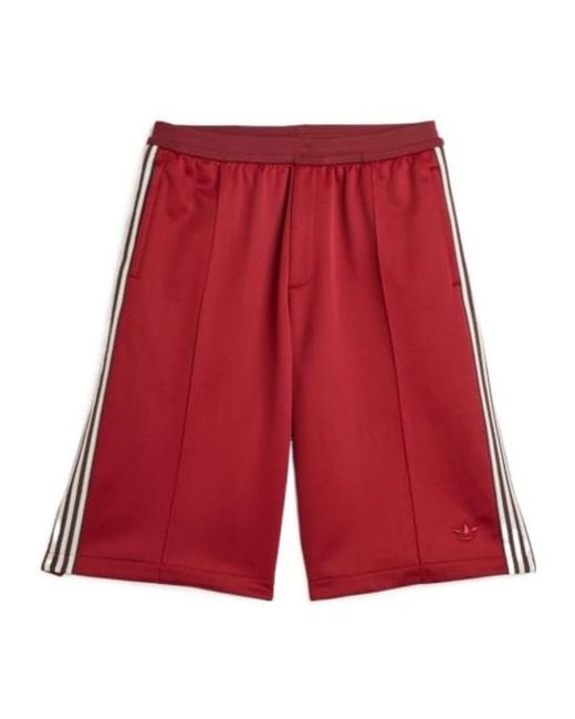 Adidas by Wales Bonner Red Adidas Originals X Wales Bonner Track Shorts for men