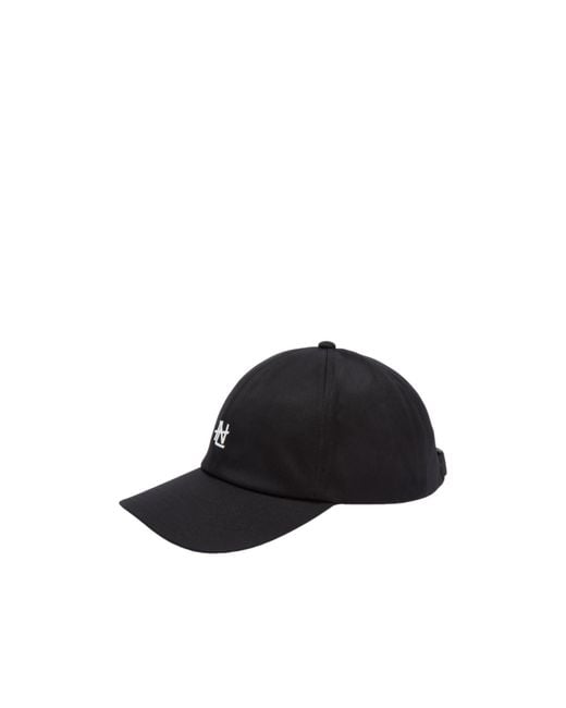 Nanamica Black Logo-Embroidered Cap