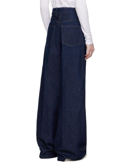 A.P.C. Blue Cohex Wide-Leg Jeans