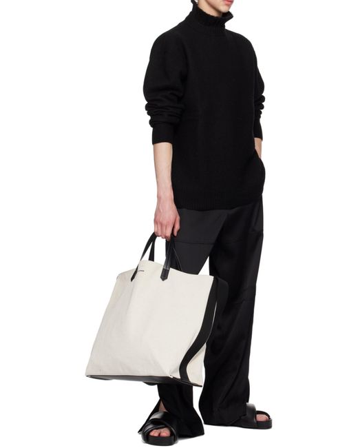 Jil Sander Blue Crewneck Knitted Jumper for men