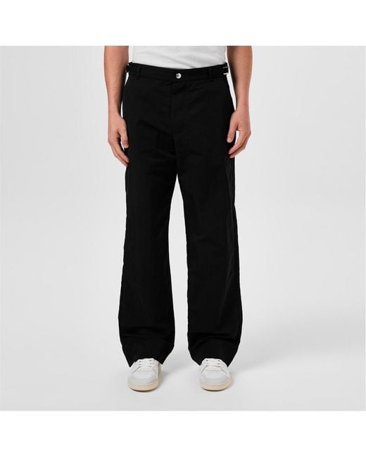 Jacquemus Black Belt Loops Slacks for men
