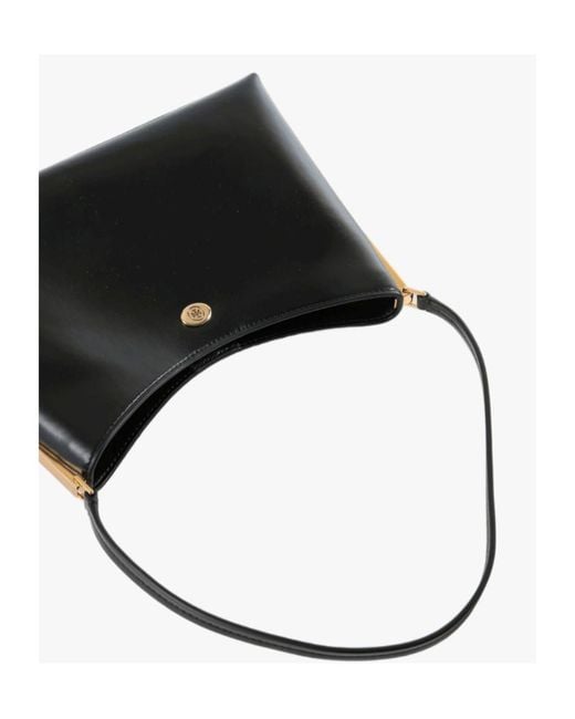 Tory Burch Black Small Robinson Shoulder Bag