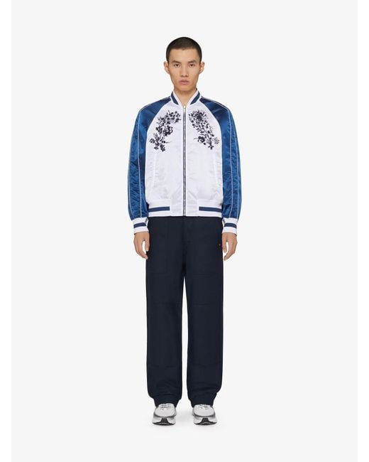 Givenchy Blue Straight-Leg Pants for men