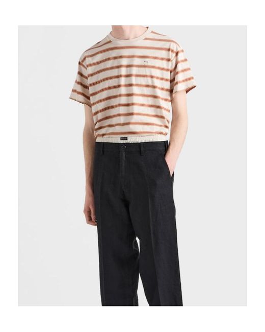 Prada Pink Cotton T-Shirt for men