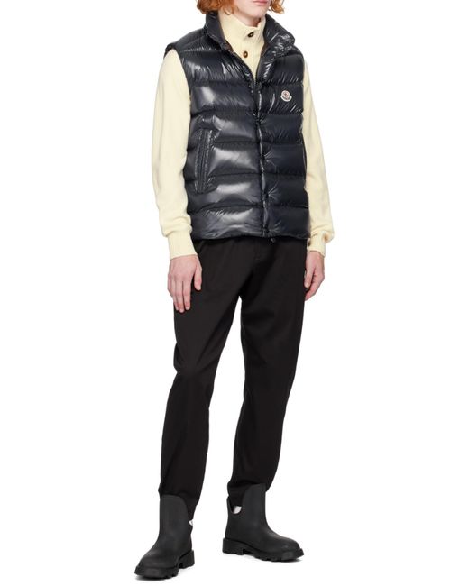 Moncler Blue Tibb Down Gilet for men