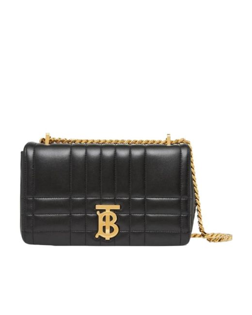 Burberry Black Lola Logo Plaque Small Crossbody Bag