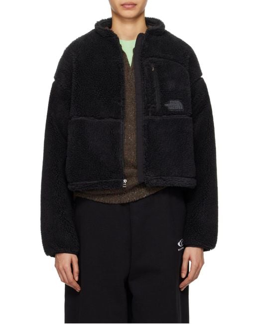 The North Face Black Logo-Embroidered Zipped Jacket