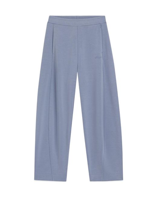 Boss Blue Elasticated-Waistband Track Pants
